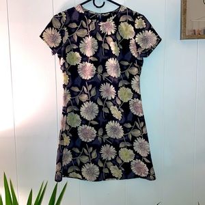 Vintage 90s Black/Gray Short Dress